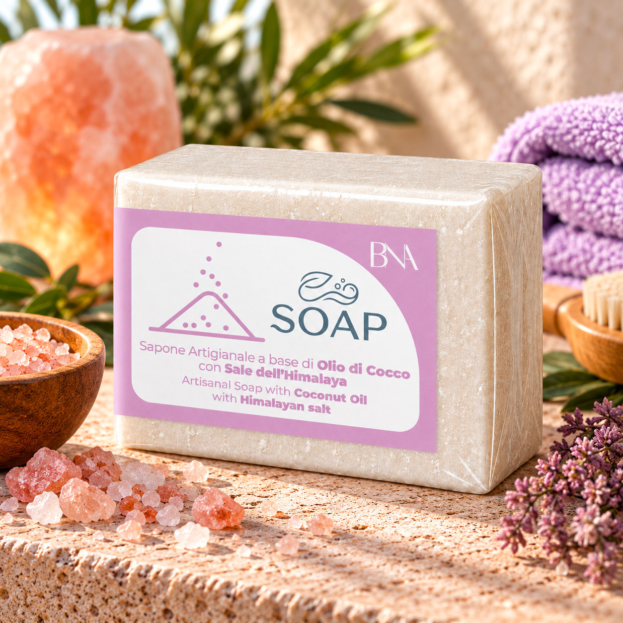 Sapone artigianale sale dell'himalaya